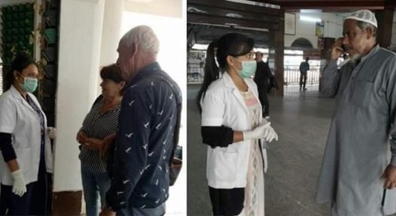 Corona-virus screening started Agartala Railway station